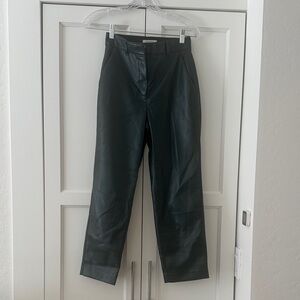 Men's Black Leather Pants